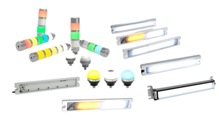 Machine lighting and signal lights